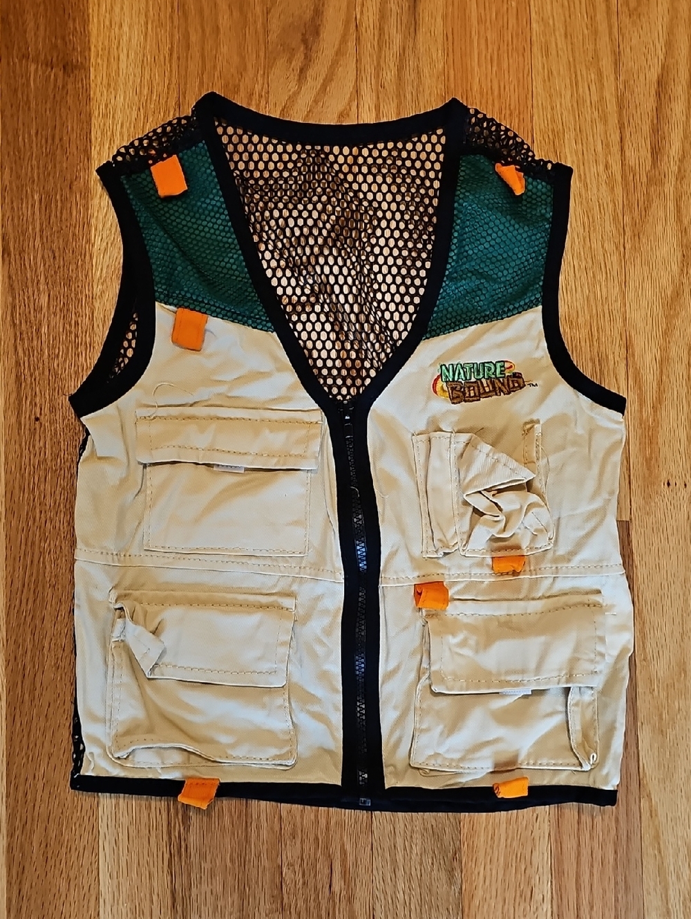 Nature Bound Kids' Explorer Vest - Khaki & Green